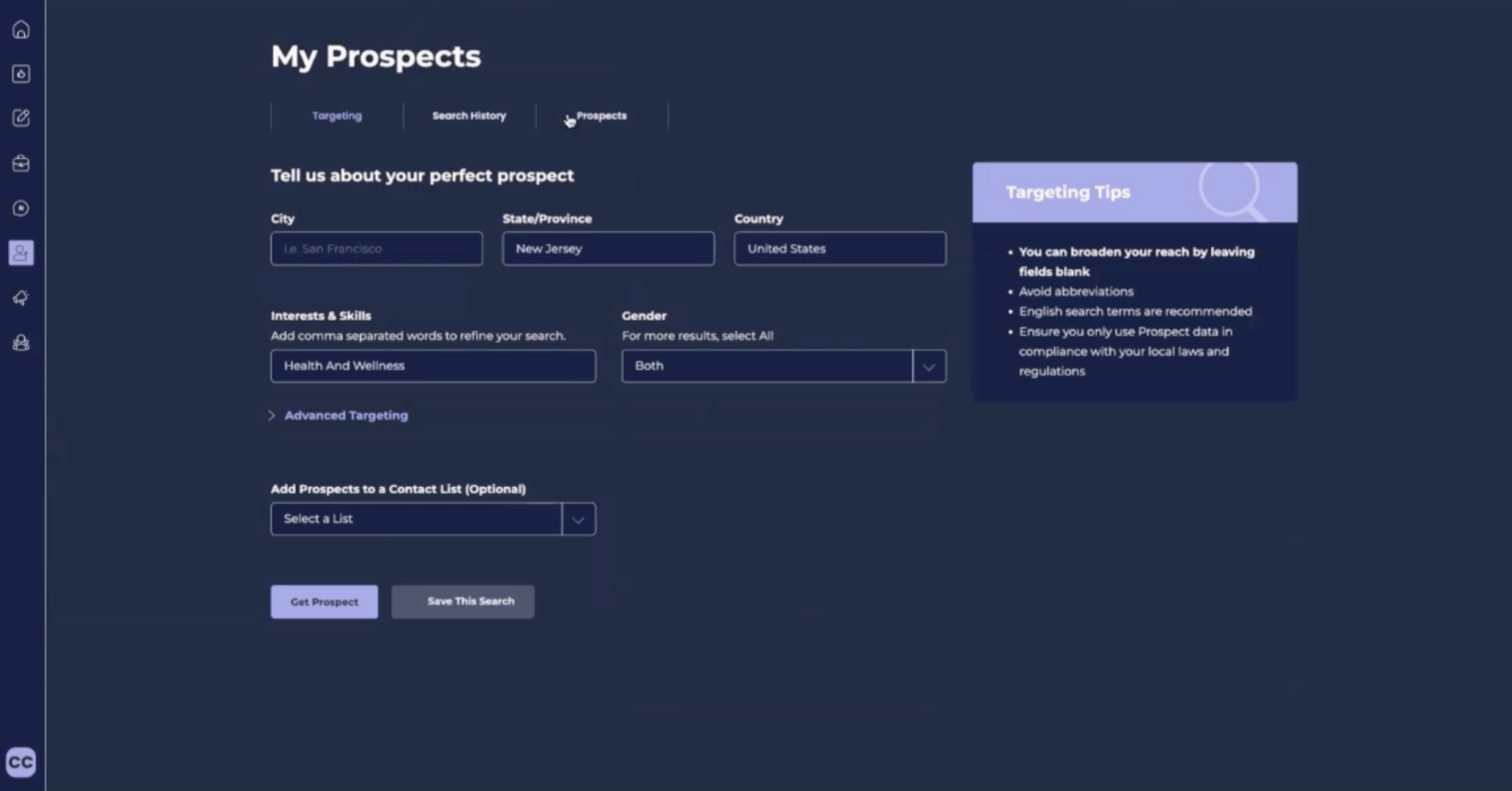 MY/PROSPECTS